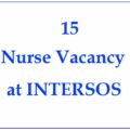 15 Vacant Nurse Positions at INTERSOS