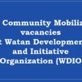 30 Community Mobilizer vacancies at Watan Development and Initiative Organization (WDIO)