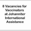 8 Vacancies for Vaccinators at Johanniter International Assistance