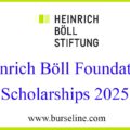 Heinrich Böll Foundation Scholarships 2025