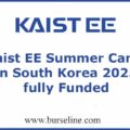 Kaist EE Summer Camp in South Korea 2025 fully Funded