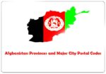 Afghanistan Provinces and Major City Postal Codes
