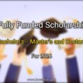 Fully Funded Scholarships 2026
