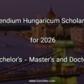 Stipendium Hungaricum Scholarship 2026 - 2027