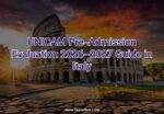 UNICAM Pre-Admission Evaluation 2026–2027 Guide in Italy