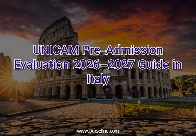 UNICAM Pre-Admission Evaluation 2026–2027 Guide in Italy
