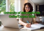 University of Maryland Free Online Course 2026